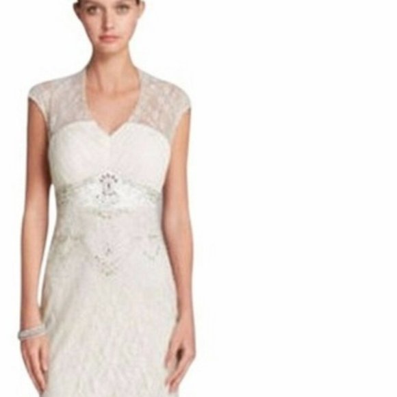 Sue Wong Dresses & Skirts - SUE WONG NEW Ivory Lace Beaded Party Cocktail Dress 4 GORGEOUS NWT $574